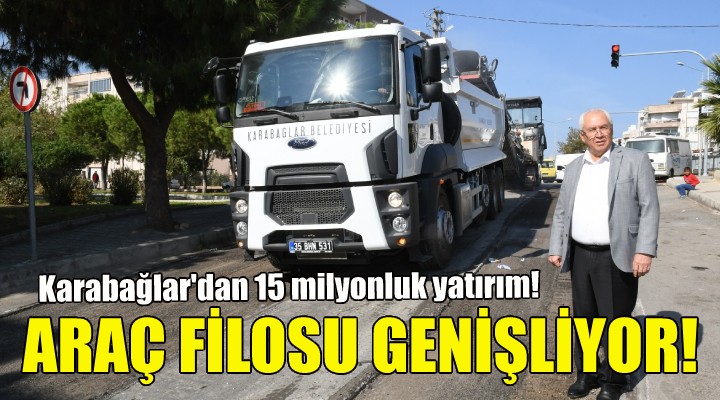 Karabağlar Belediyesi'nin araç filosu genişliyor!