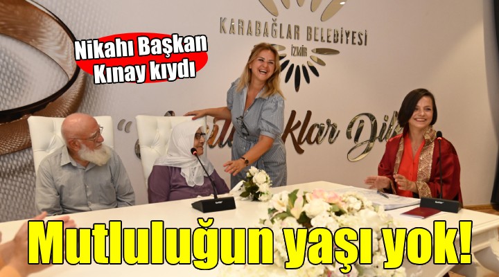 Karabağlar'da 48 yıl gecikmeli nikah!