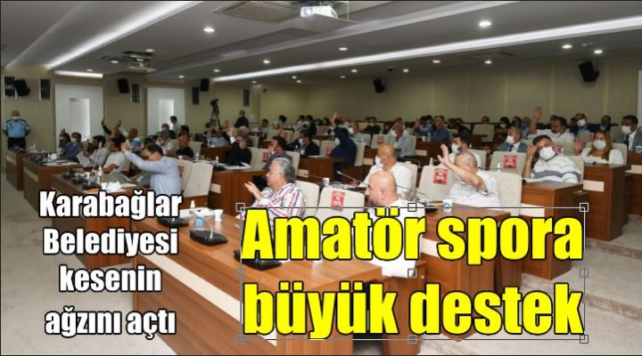 Karabağlar'da amatör spora büyük destek