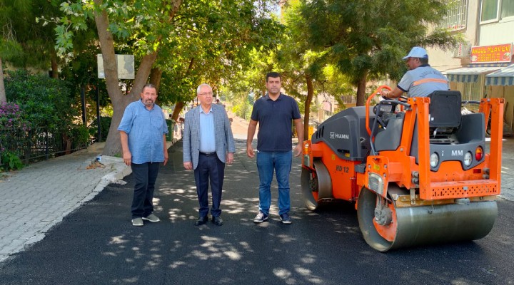 Karabağlar'da asfaltlama çalışmaları sürüyor!