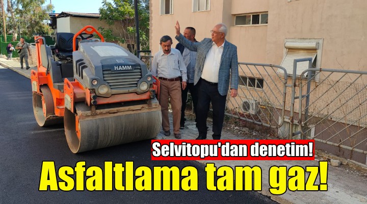 Karabağlar'da asfaltlama tam gaz!