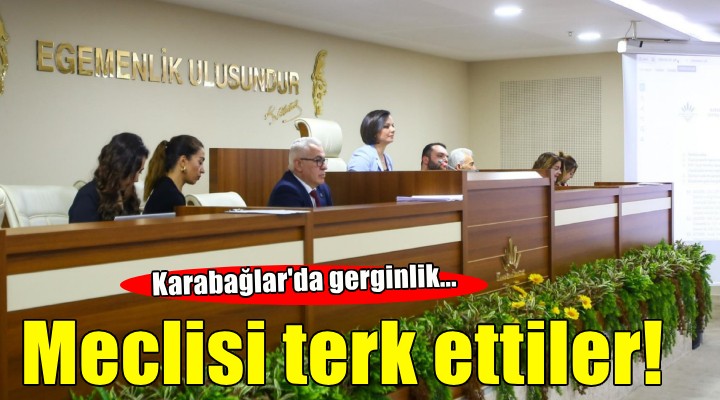 Karabağlar'da gergin meclis... Cumhur İttifakı grubu terk etti!