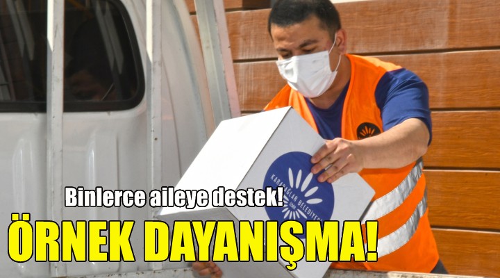 Karabağlar'da örnek dayanışma!