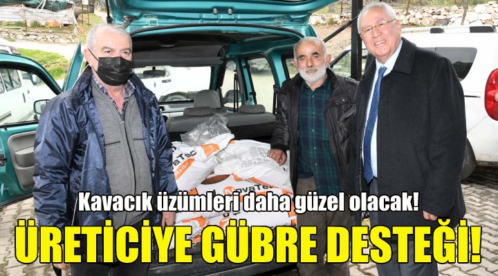 Karabağlar'da üreticiye gübre desteği!