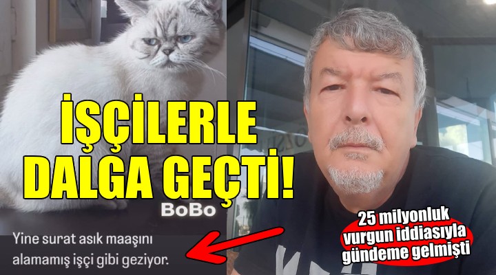 Karabağlar'da vurgun iddialarıyla gündem olmuştu... İŞÇİLERLE DALGA GEÇTİ!