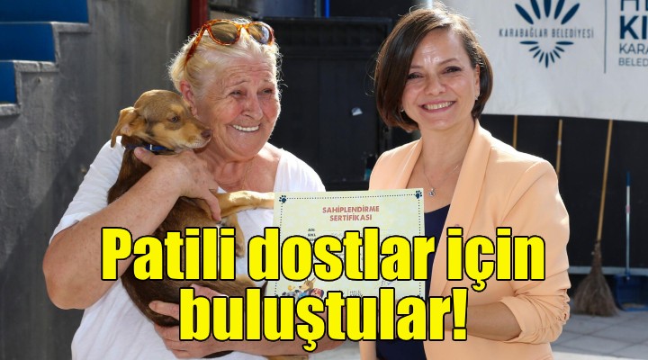 Karabağlar patili dostlar için buluştu!