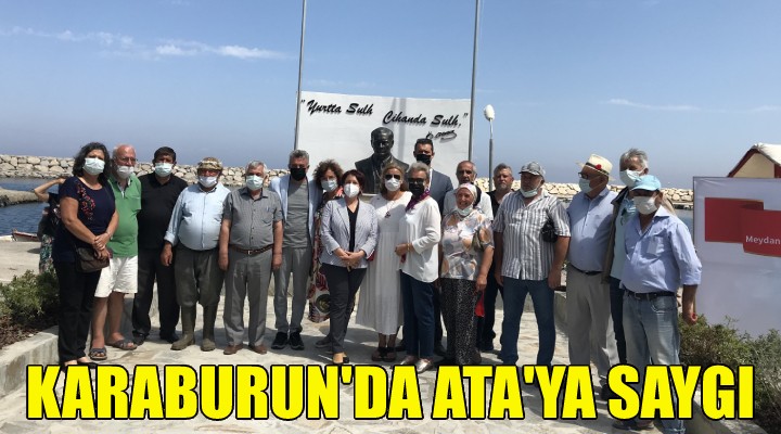 Karaburun'da Atatürk büstü olmayan mahalle kalmayacak!