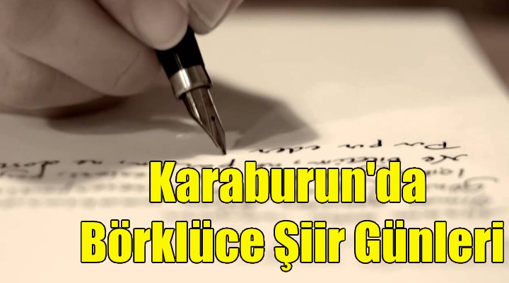 Karaburun'da Börklüce Şiir Günleri!