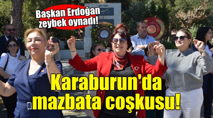 Karaburun'da mazbata töreni... Başkan Erdoğan zeybek oynadı!