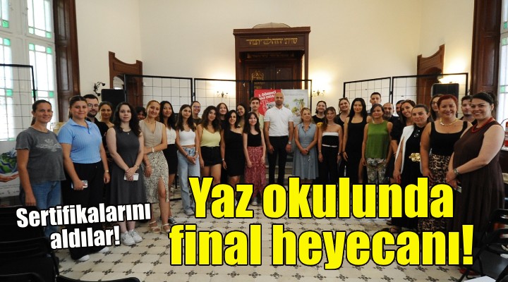 Karşıyaka Belediyesi 3. Öğrenci Yaz Okulu'nda final heyecanı!