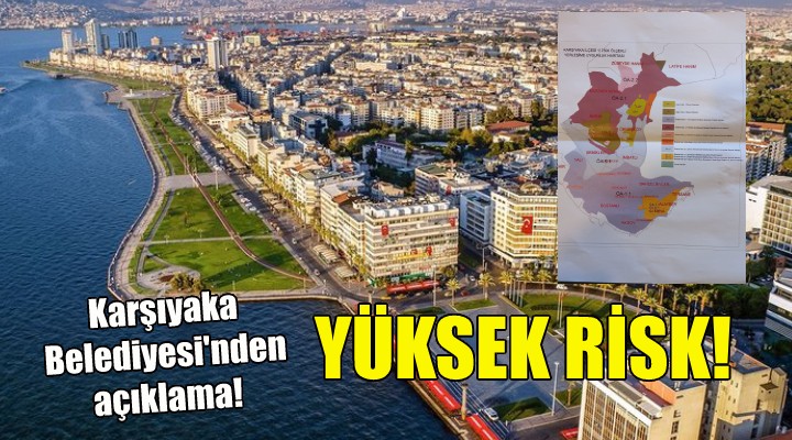 Karşıyaka Belediyesi'nden zemin sıvılaşması açıklaması!