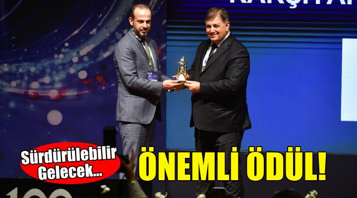 Karşıyaka Belediyesi'ne Türkiye Sürdürülebilir Gelecek Ödülü!