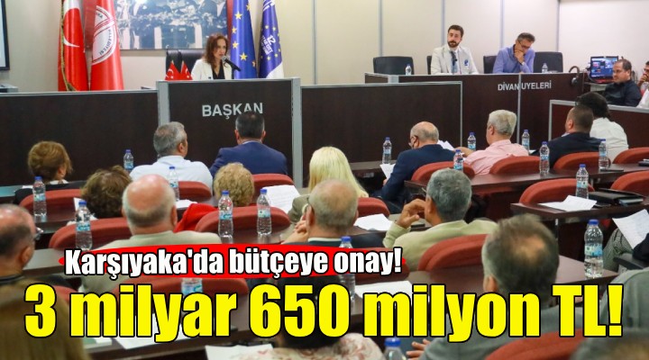 Karşıyaka Belediyesi’nin 2025 bütçesine onay!