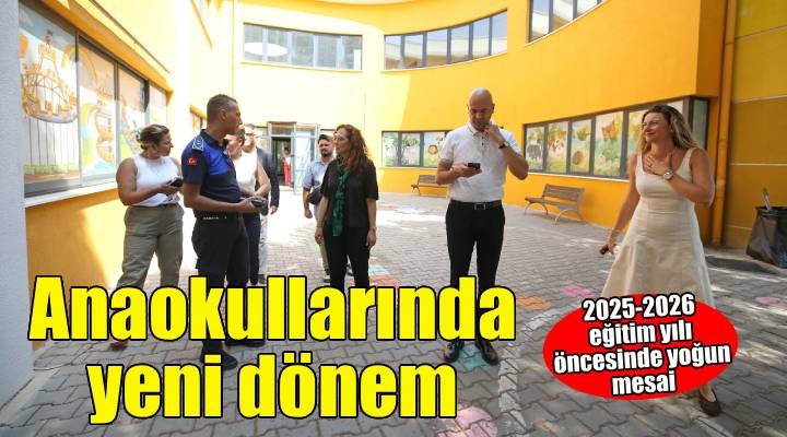 Karşıyaka Belediyesi’nin anaokulları yeni döneme hazırlanıyor