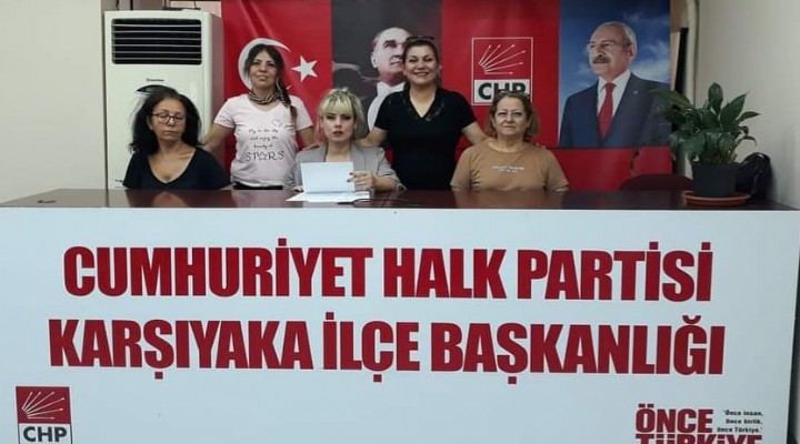 Karşıyaka CHP'li kadınlardan İstanbul Sözleşmesi mesajı