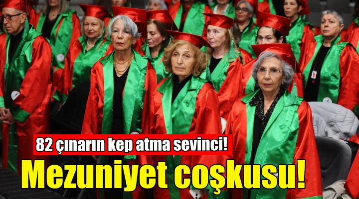 Karşıyaka'da 82 çınarın kep atma sevinci!