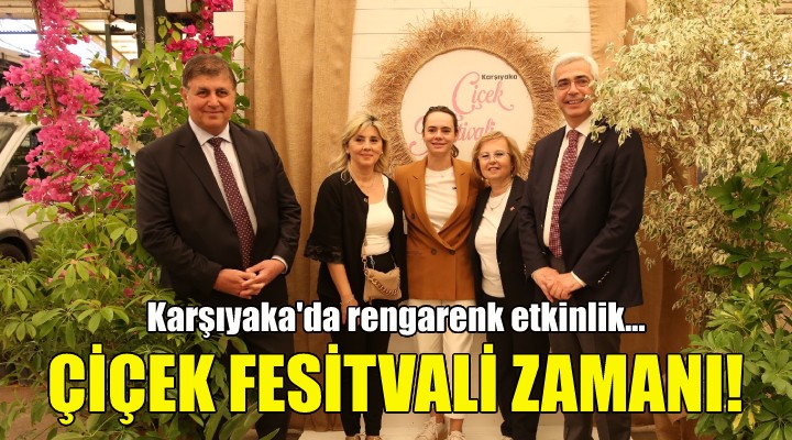 Karşıyaka'da Çiçek Festivali zamanı!