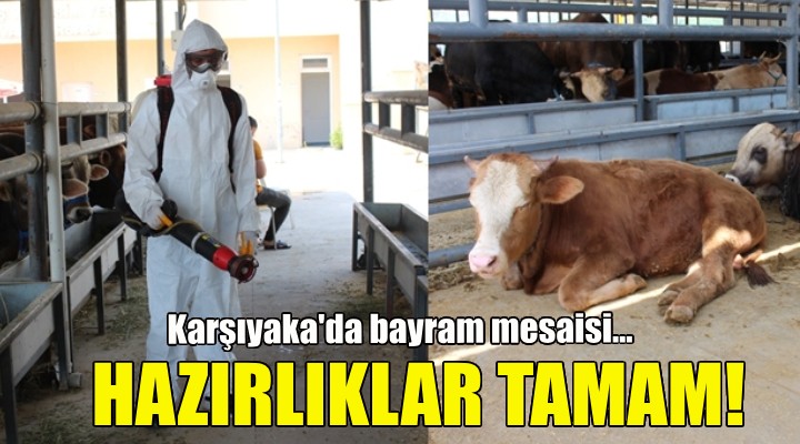 Karşıyaka'da Kurban Bayramı mesaisi!