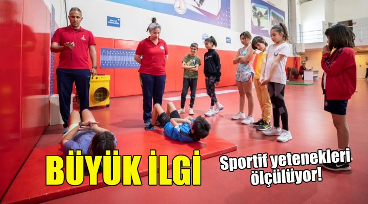 Karşıyaka'da Sportif Yetenek Ölçüm ve Spora Yönlendirme Merkezi yoğun ilgi görüyor!