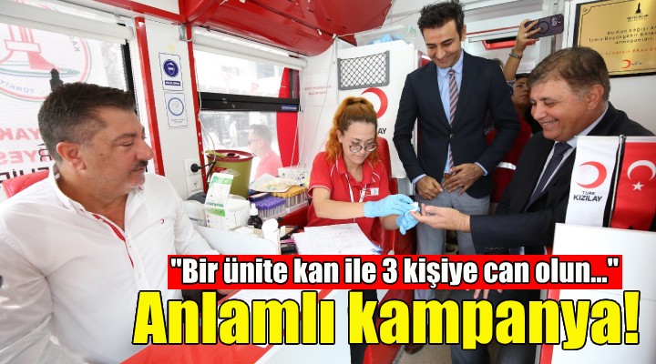 Karşıyaka'da anlamlı kampanya!