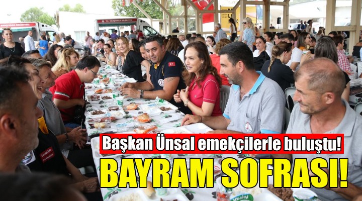 Karşıyaka'da bayram sofrası!