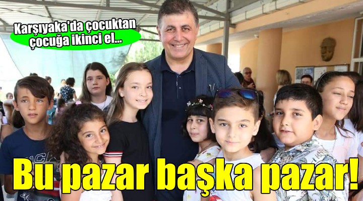 Karşıyaka'da çocuklar için 2. el pazarı...