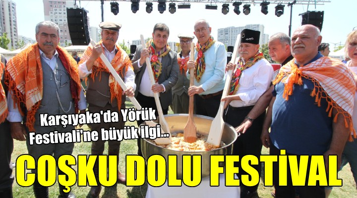 Karşıyaka'da coşku dolu festival...