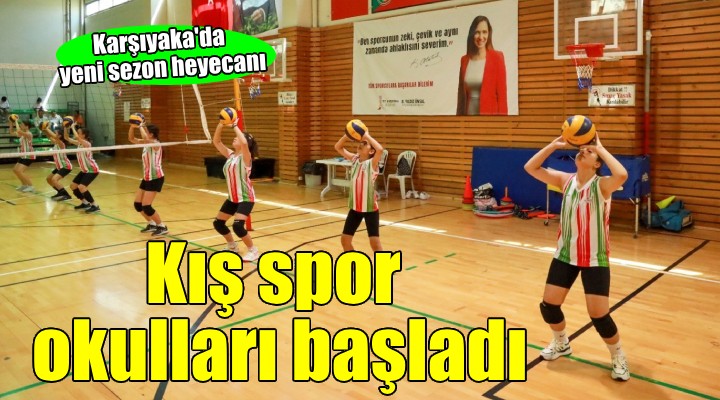 Karşıyaka'da kış spor okulları başladı