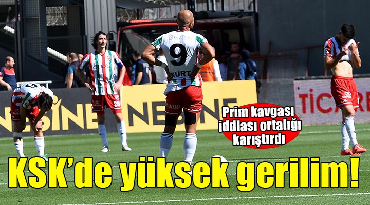 Karşıyaka'da taraftar-futbolcu gerilimi...