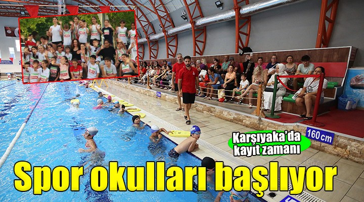 Karşıyaka'da yaz spor okulları başlıyor