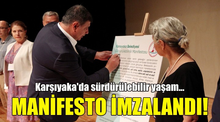 Karşıyaka'nın Sürdürülebilirlik Manifestosu hazır!
