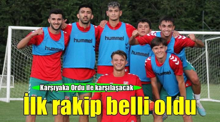 Karşıyaka'nın kampta ilk rakibi Ordu