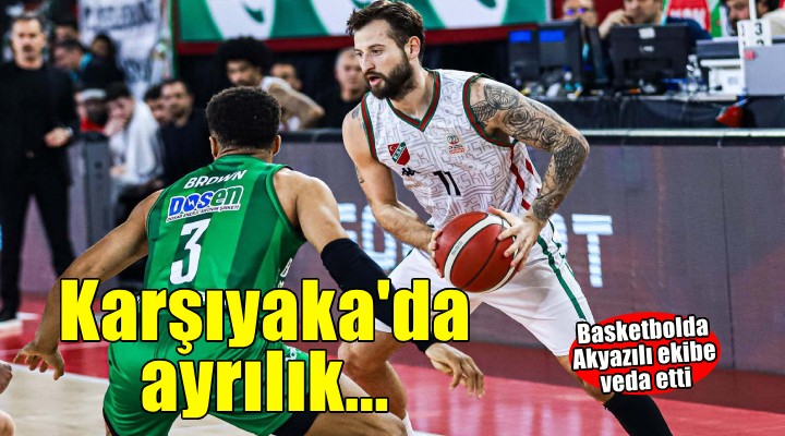 Karşıyaka potasında Thomas'tan veda