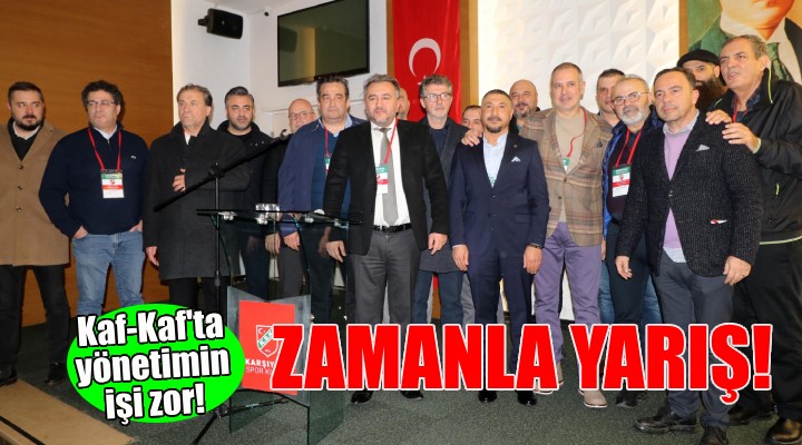 Karşıyaka zamanla yarışıyor!