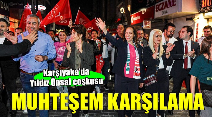 Karşıyaka'da Yıldız Ünsal'a muhteşem kutlama!