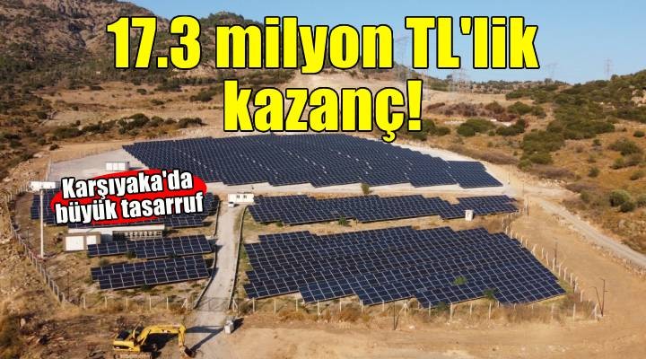 Karşıyaka'da su ve enerjiden yıllık 17.3 milyon TL kazanç