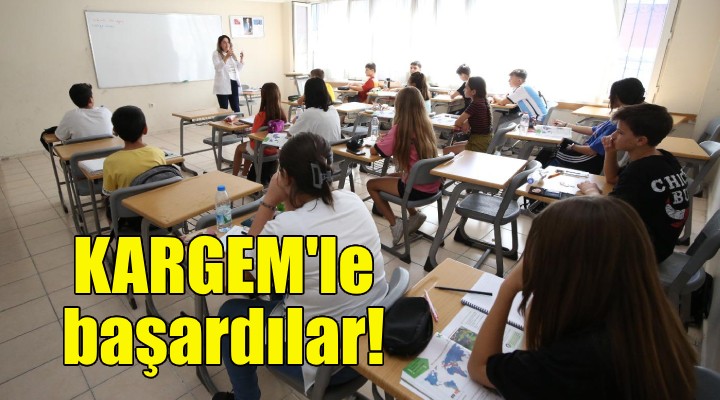 Karşıyakalı öğrenciler KARGEM'le başardı!