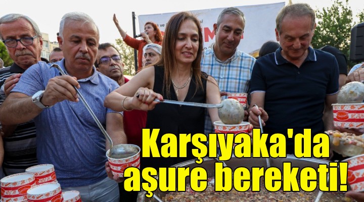 Karşıyakalılar aşurenin bereketini paylaştı!