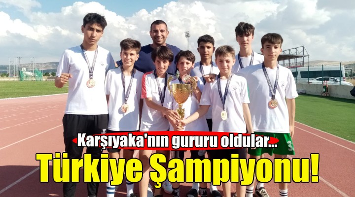 Karşıyaka'nın atletizm takımı Türkiye şampiyonu!