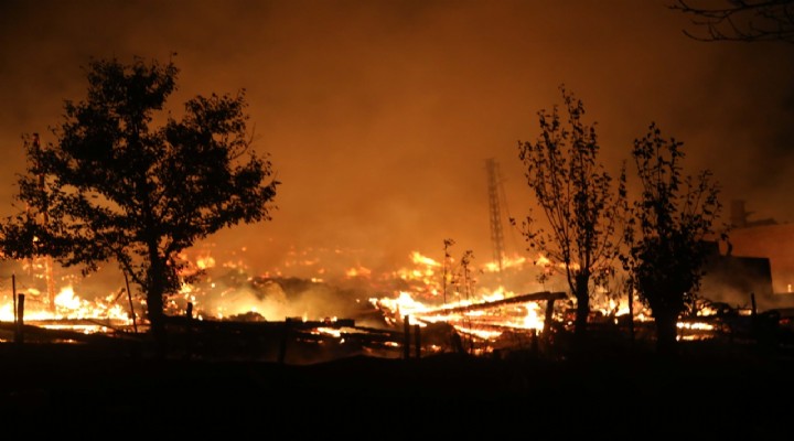 Kastamonu'da bir köy yandı!