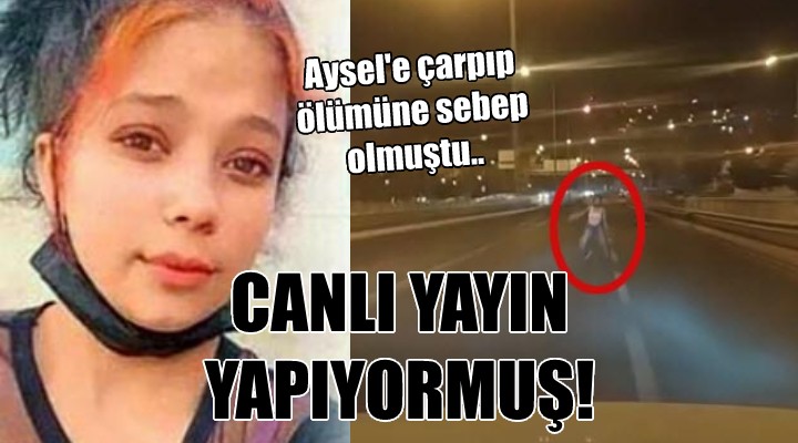 Kaza anında canlı yayın yapıyormuş!