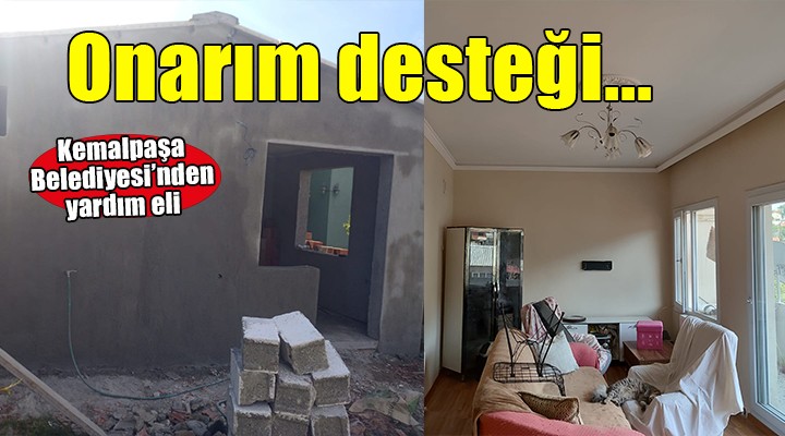 Kemalpaşa Belediyesi'nden yangın mağdurlarına yardım eli