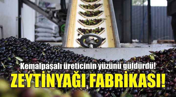 Kemalpaşa'da Zeytinyağı Fabrikası büyük ilgi görüyor!