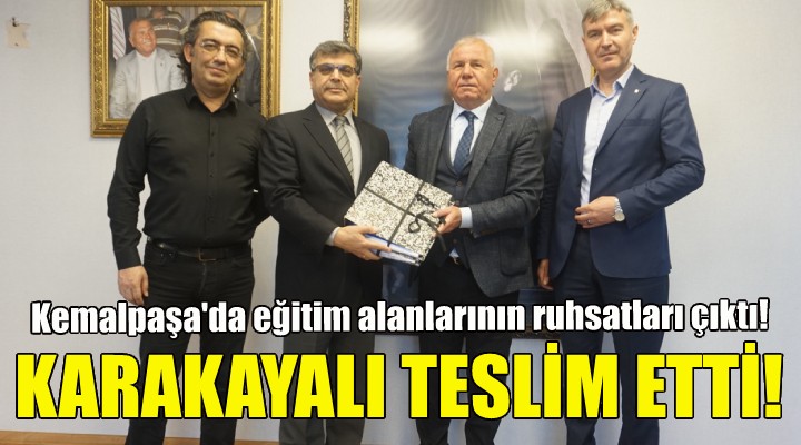 Kemalpaşa'da eğitim alanlarının ruhsatları çıktı!