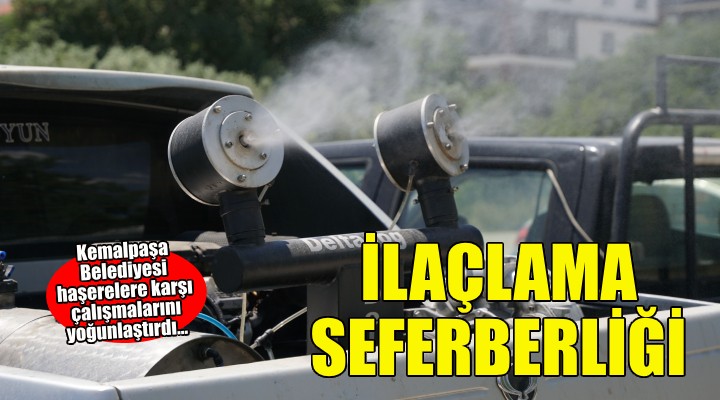 Kemalpaşa'da ilaçlama seferberliği