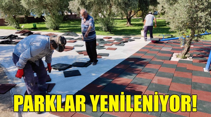 Kemalpaşa'da parklar yenileniyor!