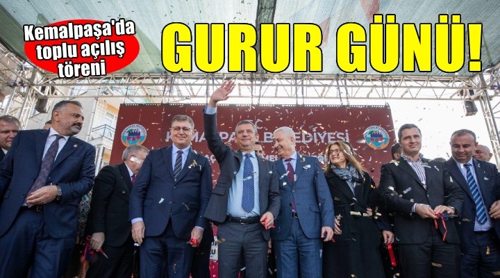 Kemalpaşa'da toplu açılış töreni...