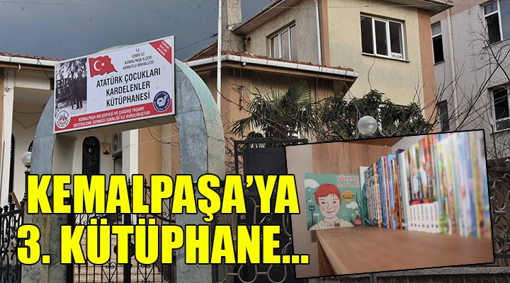 Kemalpaşa'ya 3. kütüphane açılıyor!