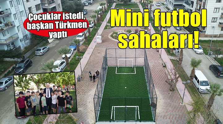 Kemalpaşa'ya mini futbol sahaları...