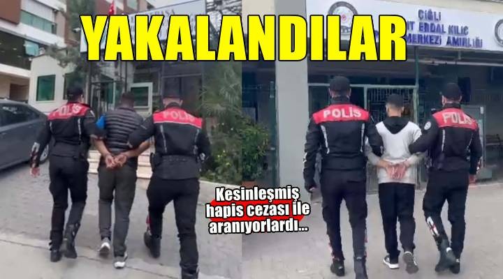 Kesinleşmiş hapis cezasıyla aranan 2 kişi yakalandı